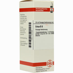 Erica D3 Dilution 20 ml - ab 0,00 €