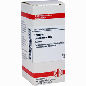 Erigeron Canadens D6 Tabletten 80 Stück - ab 9,08 €