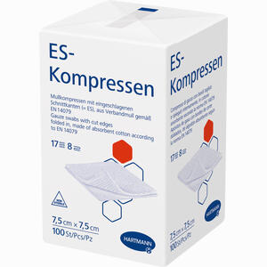 Es Kompressen Compact Unsteril 7,5 X 7,5 Cm 8fach  100 Stück - ab 3,50 €