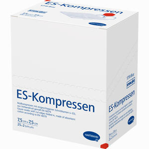 Es Kompressen Steril 7.5x7.5  25 x 2 Stück - ab 3,59 €