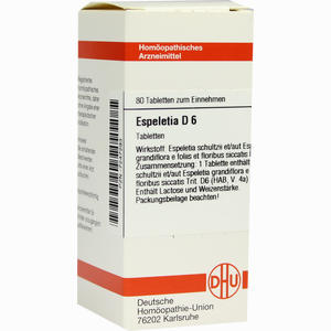 Espeletia D6 Tabletten 80 Stück - ab 9,18 €