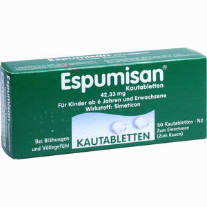 Espumisan Kautabletten  50 Stück - ab 6,24 €