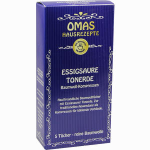 Essigsaure Tonerde Baumwollkompresse Tücher 5 Stück - ab 2,12 €