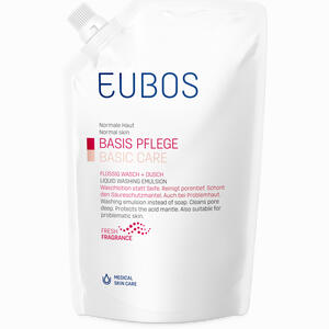 Eubos Flüssig Rot Wasch + Dusch im Nachfüllbeutel mit Frischem Duft 400 ml - ab 7,39 €