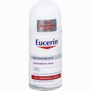 Eucerin Deodorant Roll- On 0% Aluminium Stift 50 ml - ab 9,24 €