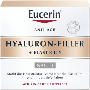 Eucerin Hyaluron- Filler + Elasticity Nachtpflege Creme 50 ml - ab 26,79 €
