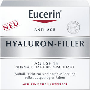 Eucerin Hyaluron- Filler Tagespflege für Normale Haut Bis Mischhaut Creme 50 ml - ab 23,35 €
