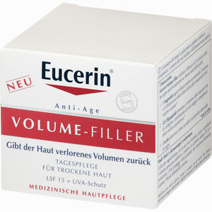 Eucerin Hyaluron- Filler + Volume- Lift Tagespflege für Trockene Haut Creme 50 ml - ab 24,82 €
