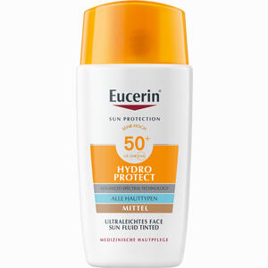 Eucerin Sun Fluid Hydro Protect Face Mittel Lsf50+  50 ml - ab 14,19 €