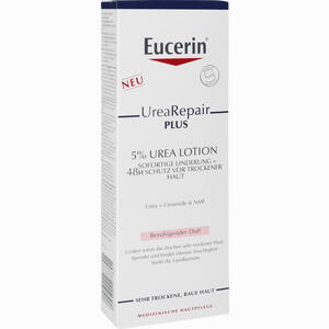 Eucerin Urearepair 5% Urea Feuchtigkeitslotion mit Beruhigendem Duft 250 ml - ab 16,87 €