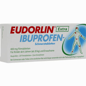 Abbildung von Eudorlin Extra Ibuprofen- Schmerztabletten Filmtabletten 20 Stück