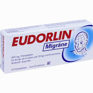 Eudorlin Migräne Filmtabletten 10 Stück - ab 0,00 &euro;