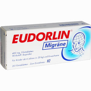 Eudorlin Migräne Filmtabletten 20 Stück - ab 2,20 €