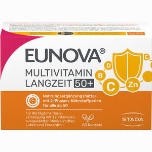 Eunova Langzeit 50+ Kapseln 60 Stück - ab 21,57 €