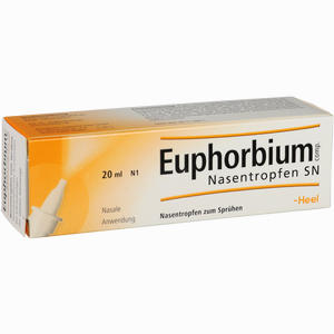 Abbildung von Euphorbium Comp. Nasentropfen Sn 20 ml Abbildung von Euphorbium Comp. Nasentropfen Sn 20 ml