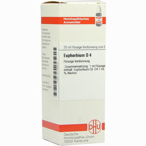 Euphorbium D4 Dilution 20 ml - ab 0,00 €