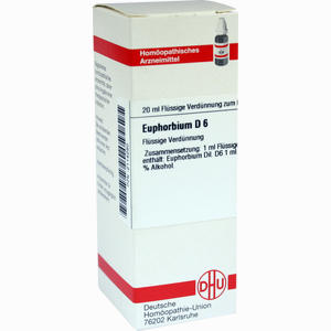 Euphorbium D6 Dilution 20 ml - ab 9,44 €