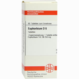 Euphorbium D6 Tabletten 80 Stück - ab 9,49 €