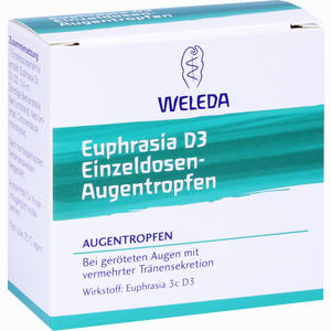 Euphrasia D3 Einzeldosen- Augentropfen  20 x 0.4 ml - ab 0,00 €