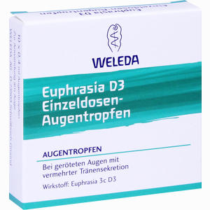 Euphrasia D3 Einzeldosen- Augentropfen  10 x 0.4 ml - ab 0,00 &euro;