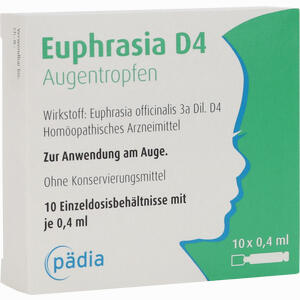 Euphrasia D4 Augentropfen  10 x 0.4 ml - ab 0,00 &euro;