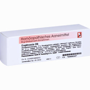 Euphrasia D6 Globuli Dr.RECKEWEG & Co. GmbH 10 g - ab 6,03 &euro;