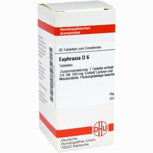 Euphrasia D6 Tabletten 80 Stück - ab 8,01 €