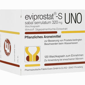 Eviprostat S Sabal Serrulat 320 Uno K Kapseln 120 Stück - ab 34,85 €