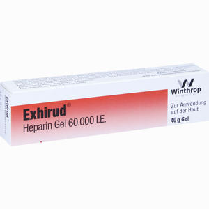Exhirud Heparin Gel 60.000 I.e. Gel 40 g - ab 0,00 &euro;