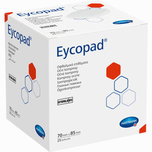 Eycopad Augenkompressen 70x85mm Steril  25 Stück - ab 27,50 &euro;