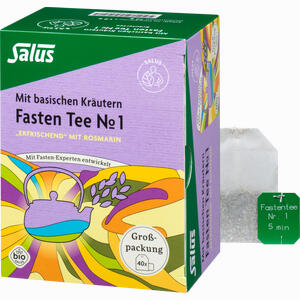 Fasten Tee Nr. 1 Erfrischend Bio Salus Filterbeutel 40 Stück - ab 4,61 €