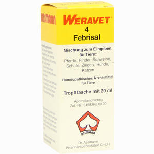 Febrisal 4 Vet Tropfen 20 ml - ab 9,24 &euro;