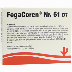Fegacoren Nr. 61 D7 Ampullen 5 x 2 ml - ab 46,50 €