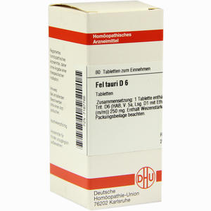 Fel Tauri D6 Tabletten 80 Stück - ab 10,45 €