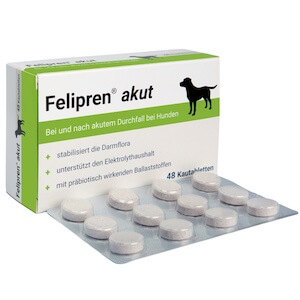 Felipren Akut Kautabletten bei Durchfall für Hunde 48 Stück Felipren Akut Kautabletten bei Durchfall für Hunde 48 Stück