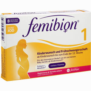Femibion 1 Kinderwunsch + Frühschwangerschaft Ohne Jod Tabletten 60 Stück - ab 31,62 €