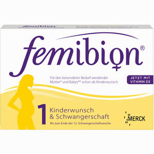 Femibion 1 Kinderwunsch & Schwangerschaft Tabletten 30 Stück - ab 0,00 &euro;