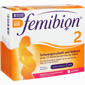 Femibion 2 Schwangerschaft + Stillzeit Ohne Jod Tabletten 2 x 60 Stück - ab 44,66 €