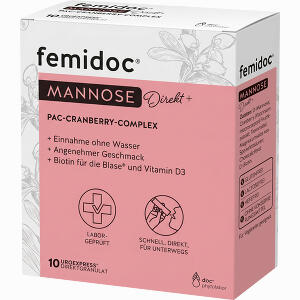 Femidoc Uroexpress Direkt To- Go Beutel 10 Stück - ab 17,86 &euro;