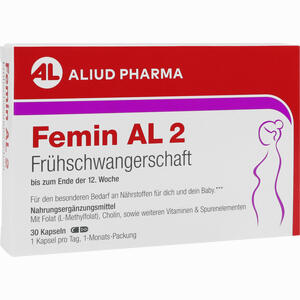 Femin Al 2 Frühschwangerschaft Hartkapseln 30 Stück - ab 7,19 €
