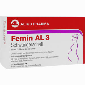 Femin Al 3 Schwangerschaft Weichkapseln 90 Stück - ab 25,41 €