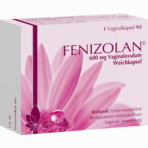 Fenizolan 600mg Vaginalovulum Weichkapsel Weichkapseln 1 Stück - ab 5,42 €