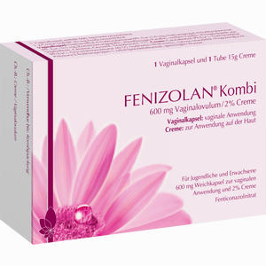 Fenizolan Kombi 600mg Vaginalovulum 2% Creme Weichkapseln Kombipackung 1 Packung - ab 6,54 €