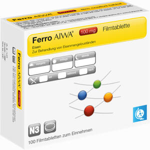 Ferro Aiwa 100 Mg Filmtablette Filmtabletten 100 Stück - ab 13,09 €