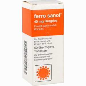 Ferro Sanol Dragees 50 Stück - ab 4,73 €