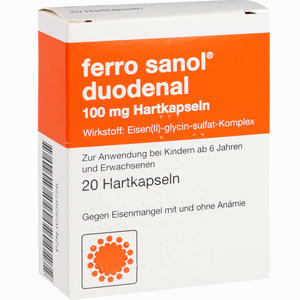 Abbildung von Ferro Sanol Duodenal Kapseln 20 Stück