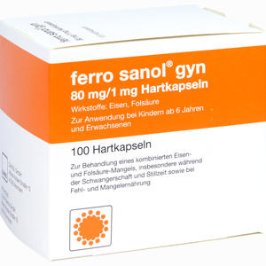 Ferro Sanol Gyn Kapseln 100 Stück - ab 14,57 €