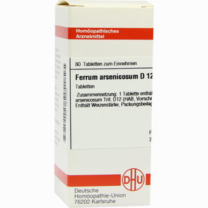 Ferrum Arsenic D12 Tabletten 80 Stück - ab 0,00 &euro;
