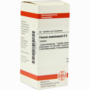Ferrum Arsenic D6 Tabletten 80 Stück - ab 12,75 &euro;