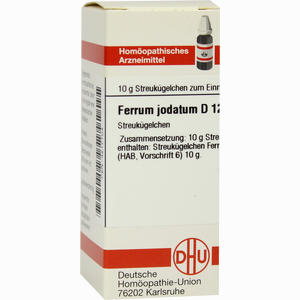 Ferrum Jodat D12 Globuli 10 g - ab 0,00 &euro;
